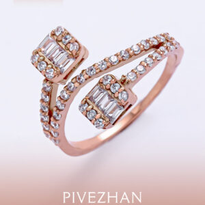 انگشتر بر پایه جواهر امرالدکات