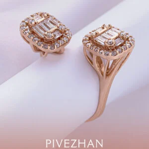 انگشتر بر پایه جواهر امرالدکات