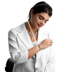 سرویس بر پایه  جواهر لوکس سه‌بعدی زنجیر سنگین