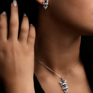 نیم ست بر پایه جواهر سه بعدی رنگی