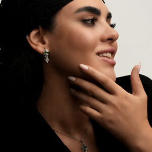 نیم ست بر پایه جواهر سه بعدی رنگی