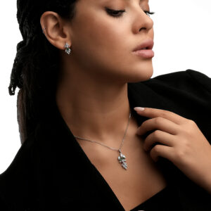 نیم ست بر پایه جواهر سه بعدی رنگی