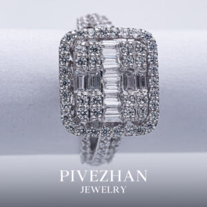 انگشتر بر پایه جواهر امرالدکات