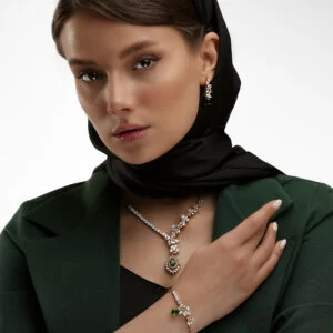 سرویس سه بعدی بر پایه جواهرطوفان سرخ زنجیرسنگین رنگی