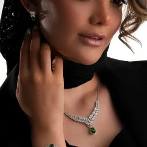 سرویس سه بعدی بر پایه جواهرطوفان سرخ زنجیربیزمارک رنگی