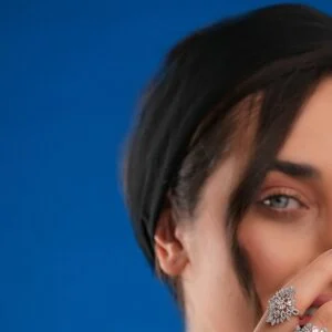انگشتر بر پایه جواهر سه بعدی